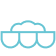 Icon of a dish with three compartments holding food items and a lid on top.